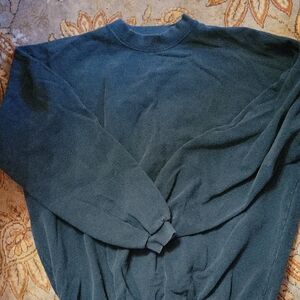 Vintage Drake Men's Crewneck Sweater - Dark Teal